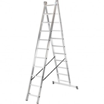 Лестница ВИХРЬ ЛА алюминиевая двухсекционная 2х11