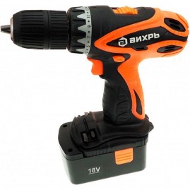 Дрель-шуруповерт ВИХРЬ ДА-18Л-2К аккумуляторная Дрель-шуруповерт ВИХРЬ ДА-18Л-2К аккумуляторная