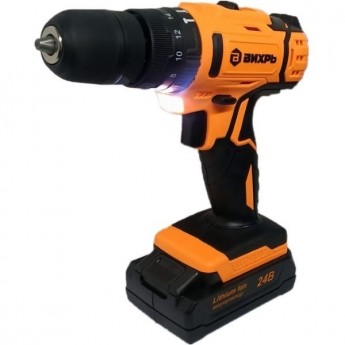 Дрель-шуруповерт ВИХРЬ ДА-24Л-2КУ аккумуляторная Дрель-шуруповерт ВИХРЬ ДА-24Л-2КУ аккумуляторная