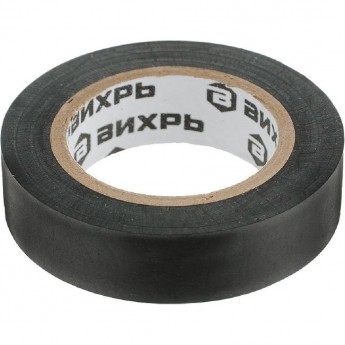 Изолента ВИХРЬ 10м*15мм чёрная Изолента ВИХРЬ 10м*15мм чёрная