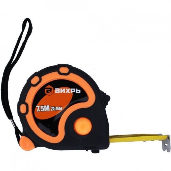 Рулетка ВИХРЬ 7,5мх25мм 73/11/1/4
