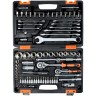 Набор инструментов ВИХРЬ АВТО, 1/2" , 1/4" , CrV, в кейсе 94 предметов 73/6/7/7