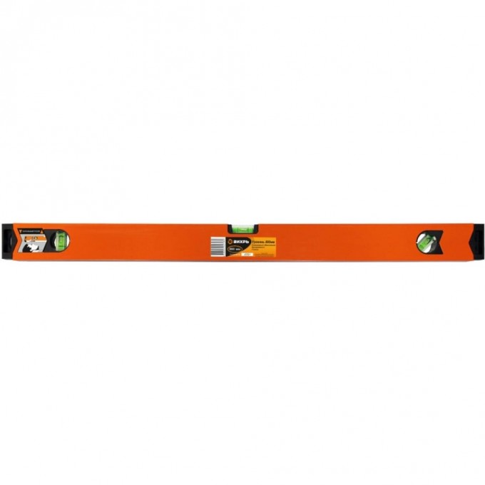 Уровень алюминиевый ВИХРЬ "Магнитный" 800 мм, фрезерованный, 3 глазка (1 зеркальный) 73/11/4/19